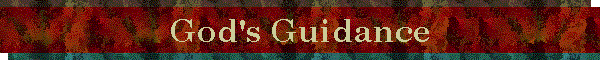 God's Guidance